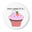 Cupcake Saying magnets