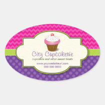 Cupcake Shop Promotional Sticker