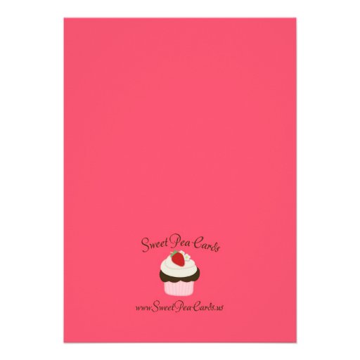 Cupcake Shower Invitation
