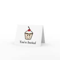Cupcake Smile Face Cards