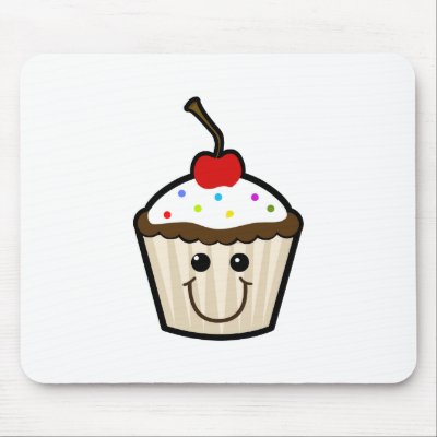 cupcake with smile