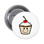 Cupcake Smile Face Pins