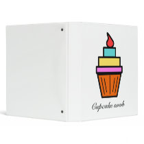 Cupcake snob layered cupcake binder