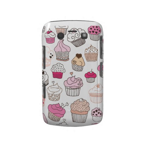 Cupcake sweet candy cake pattern Case-Mate blackberry case