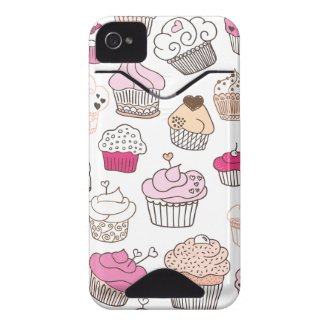 Cupcake sweet candy cake pattern id iphone 4 cases
