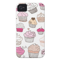 Cupcake sweet candy cake pattern iphone 4 case