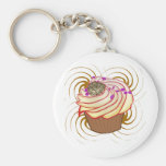 Cupcake Swirl Key Chains
