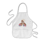 Cupcake Teddybear Childs Apron