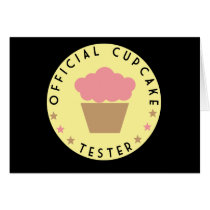 Cupcake Tester Greeting Cards