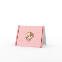 Cupcake Thank You Card