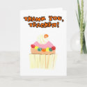 'Cupcake' Thank You Teacher Card card