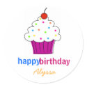 Cupcake Topper Stickers sticker