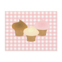 Cupcake Trio postcards
