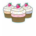 cupcake trio t-shirts