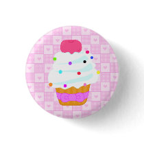 Cupcake with cherry! buttons