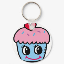 cupcake with heart keychains by jeleneart cupcake with heart keychains