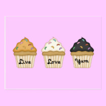 Cupcake Yum postcards