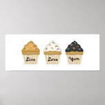 Cupcake Yum Posters