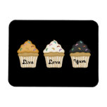 Cupcake Yum Rectangular Magnets