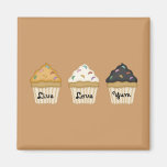 Cupcake Yum Refrigerator Magnet