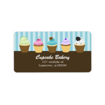 Cupcakes Address Labels