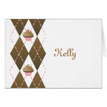 Cupcakes and Argyle Card