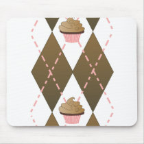Cupcakes and Argyle mousepads