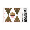 Cupcakes and Argyle postage