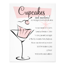Cupcakes and Martinis! invitations