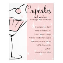Cupcakes and Martinis invitations