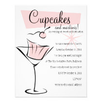 Cupcakes and Martinis! invitations