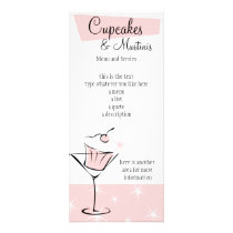 Cupcakes and Martinis! rack cards