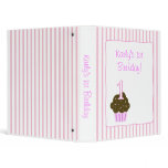 CUPCAKES Birthday Personalize ANY age Binders