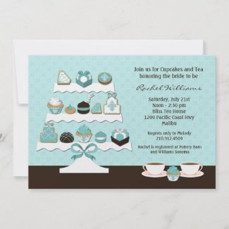 Cupcakes Bridal Shower Invitation