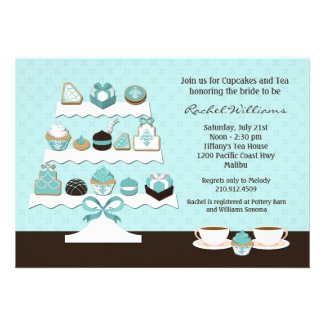 Cupcakes Bridal Shower Invitation