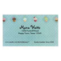 Cupcakes business card