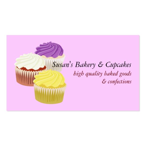 Cupcakes Business Cards