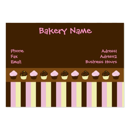 Cupcakes Business Cards