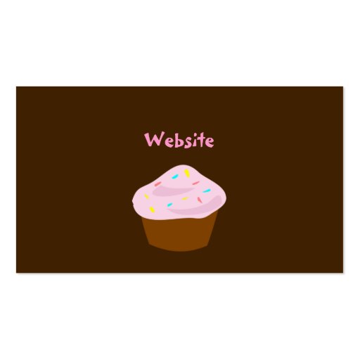 Cupcakes Business Cards (back side)