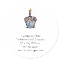 Cupcakes by Four Sticker - Customized by nesantaliz Cupcakes by Four Sticker - Customized