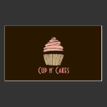 Cupcakes, Cakes, Food, Catering, Bakery Business business cards