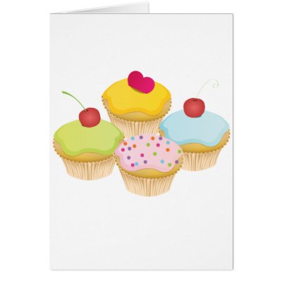 Cupcakes Greeting Card