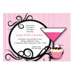 Cupcakes & Cocktails Birthday Party Invite
