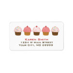 Cupcakes Custom Address Label