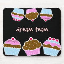 Cupcakes Dream Team mousepad