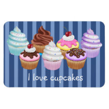 Cupcakes Flexible Magnet