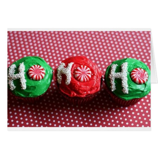 Cupcakes For Santa Greeting Cards