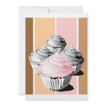Cupcakes invitation
