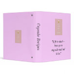 Cupcakes - keep calm and carry on - Recipe folder 3 Ring Binder Cupcakes - keep calm and carry on - Recipe folder 3 Ring Binder