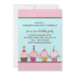 Cupcakes Kids' Birthday Party Invitations